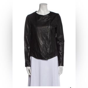 Vince Black Leather Jacket